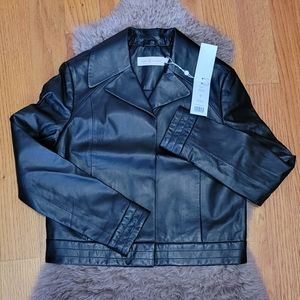 Tory Burch Black Ryder Leather Jacket